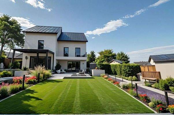 Gartenansicht (mit KI digital verändert)