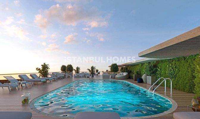 Apartments with Jacuzzi and Bosphorus View in Besiktas