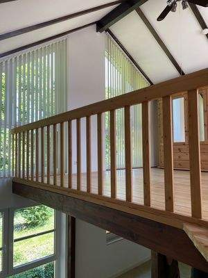 Die Galerie im Dachgeschoss