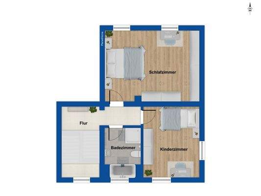 Grundriss Obergeschoss