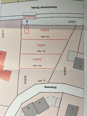 Lageplan Flurstücknr. 918/39