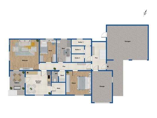 Grundriss KG  Hs. Nr. 297a