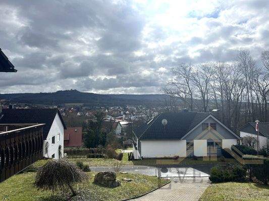 Aussicht vom Grundstück 