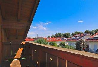 Blick vom Balkon Osten