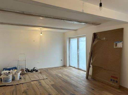 Wohnbereich Zugang zur Terrasse