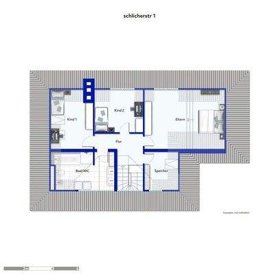 Dachgeschoss Grundriss