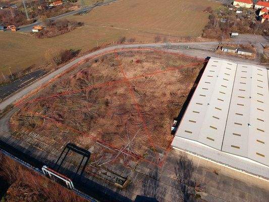 Vogelperspektive Freifläche