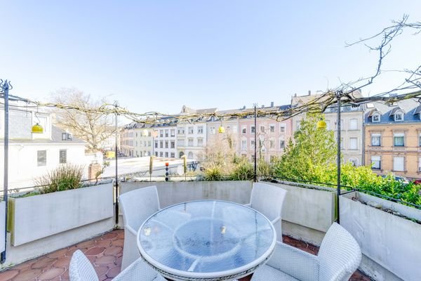 Balkon zur Hofseite