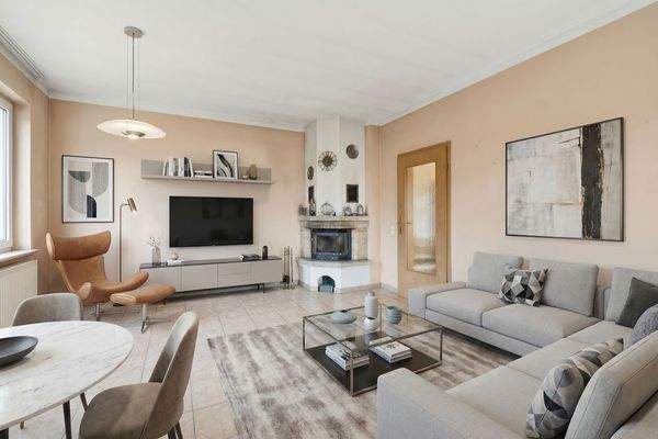 Offener Wohn-und Essbereich, Einrichtungsbeispiel