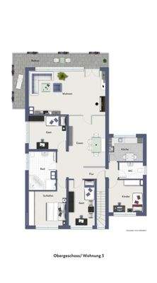 Obergeschoss / Wohnung 3