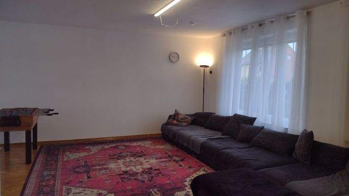 Blick in den großen Wohnbereich