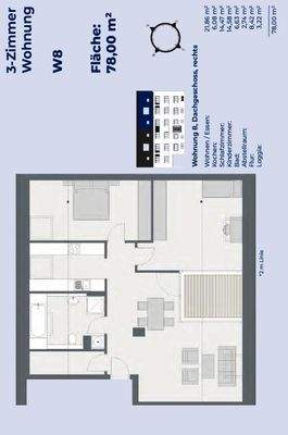 Grundriss Wohnung 8