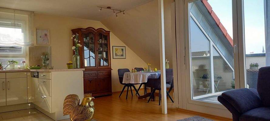 Heller, offener Wohnbereich