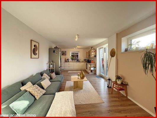 Blick in die offene Küche