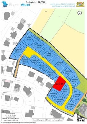 10288-Lageplan mit Parzelle