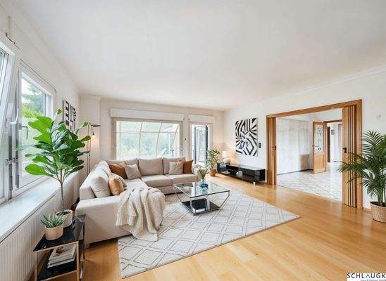 Wohnzimmer - Sanierungsbeispiel