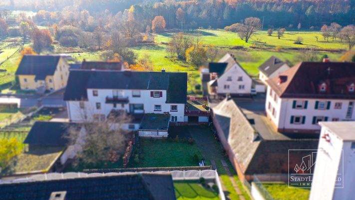 Luftbildaufnahme - Garten