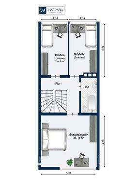 Grundriss 1. Obergeschoss