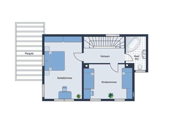 Grundriss Obergeschoss