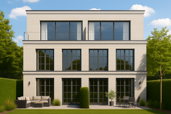 20250718_1121_Zurückversetztes Gebäude mit Garte