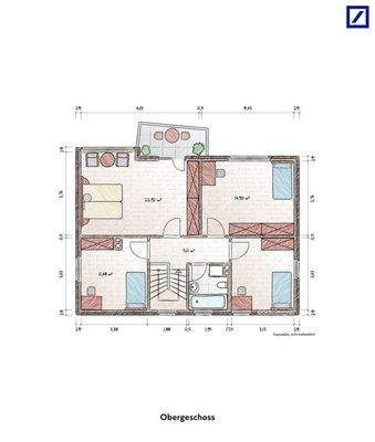 Grundriss Obergeschoss
