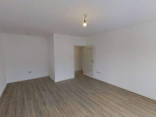 Ansicht III: Wohn- und Esszimmer