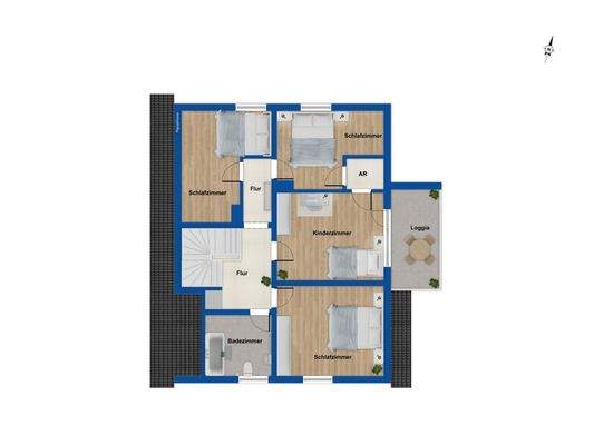 Grundriss Dachgeschoss