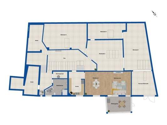 Grundriss Untergeschoss