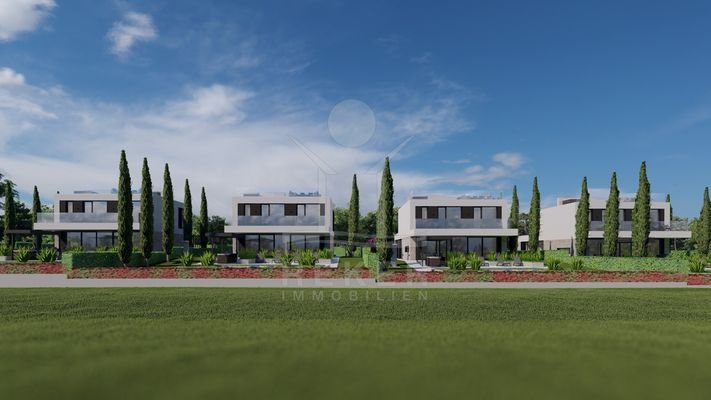 Moderne Luxusvilla in ruhiger ländlicher Umgebung nahe Poreč