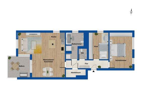 Grundriss 3. Obergeschoss