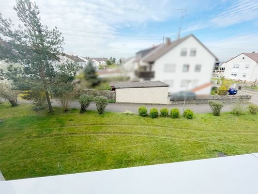 Blick vom Balkon