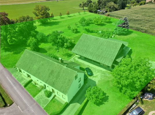 Übersicht mit Grundstück