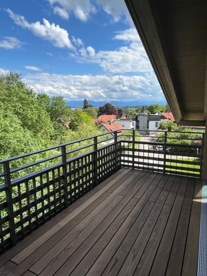 Aussicht vom Balkon