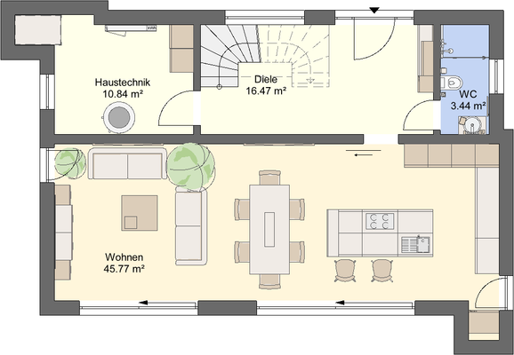 Hausbeispiel "Style 4" EG 