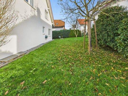 Gartenbereich hinter dem Haus 