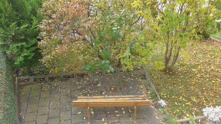 Terrasse 1 vorm Hauseingang