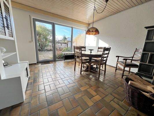 Essbereich mit Terrassenzugang