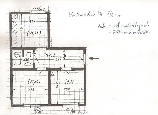 Grundriss Wohnung