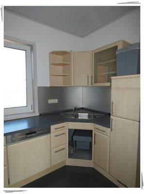 Küche mit Einbauküche