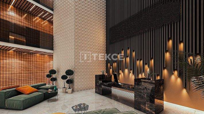 Flats in a Complex with a Pool Near the Metro in Çiğli İzmir