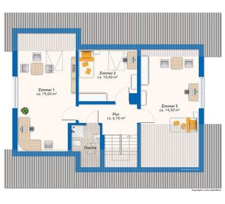 Grundriss Dachgeschoss