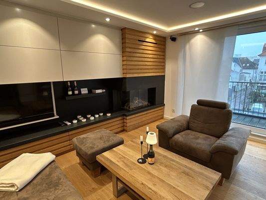 Penthouse - Wohn- und Essbereich