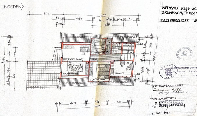 Grundriss Obergeschoss