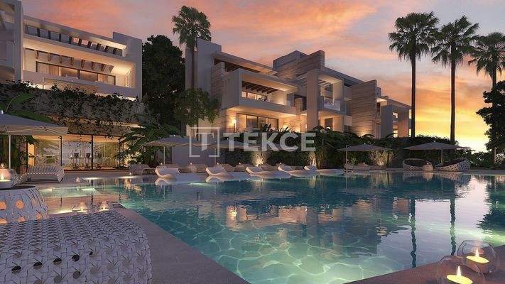 New Built Flats in Complex with Health Club in Marbella Ojen