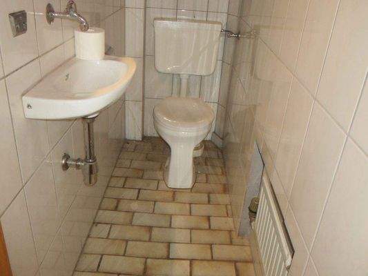 Tageslicht-WC im Erdgeschoss 