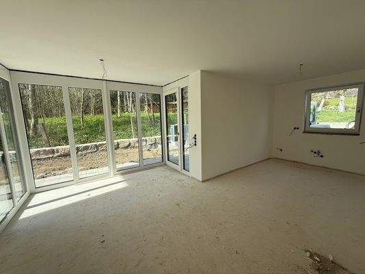 Küche mit Wintergarten