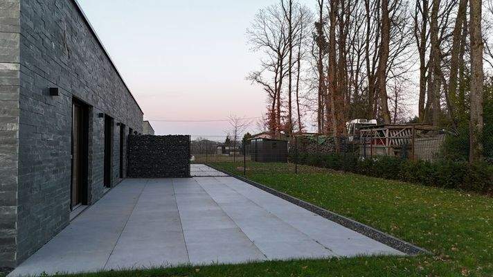 Blick auf die Terrasse