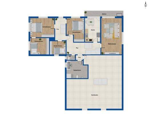 Grundriss Obergeschoss