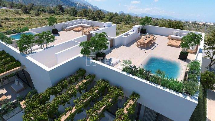 Apartments in a Complex with Rich Amenities in Girne North Cyprus