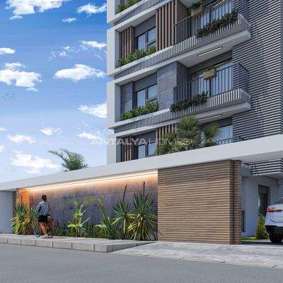 Flats with Parking Lot and Smart Home System in Antalya